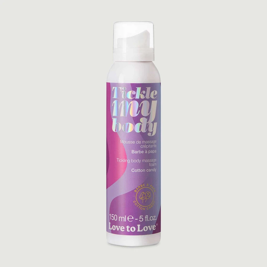 Tickle My Body Cotton Candy Scented Massage Foam - 150 ml