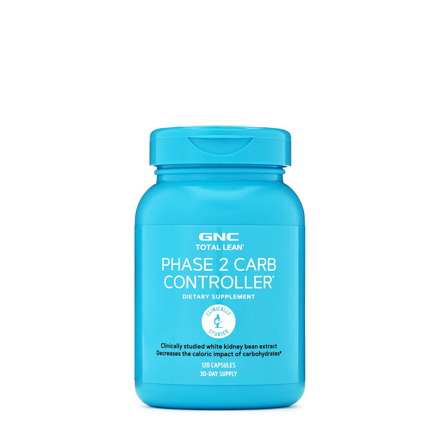 Gnc Total Lean Phase 2 Carb Controller, Kohlenhydrat-Kontrolle, 120 Cps