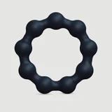 Maximize Silicone Ribbed Cock Ring - Black