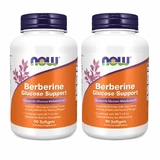 Now Foods Berberin zur Unterstützung des Blutzuckerspiegels, 2 x 90 Kapseln