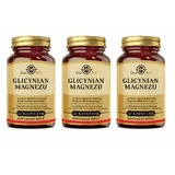 Solgar – glicynian magnezu, 3 x 60 kapsułek