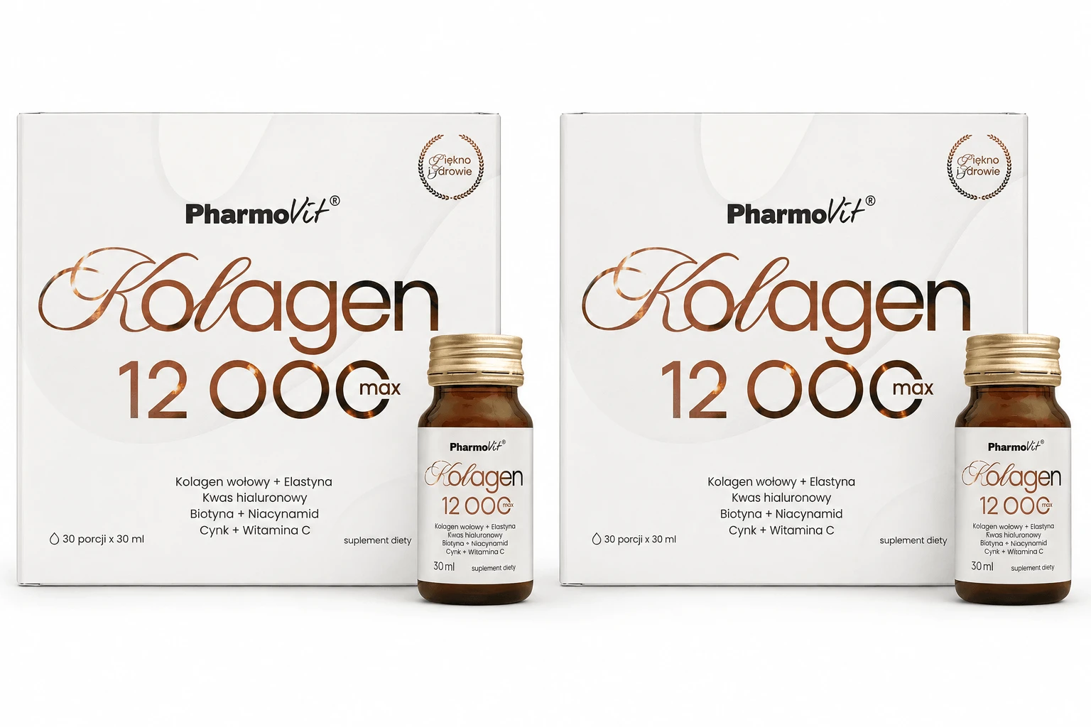 PharmoVit Collageen 12000 Max, 30 ml x 2x30 flacons