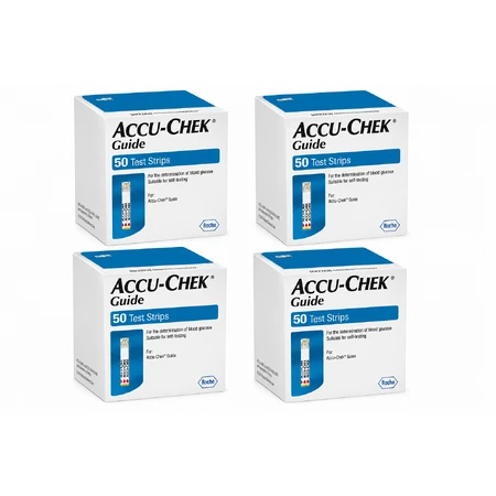 Bandelettes de test de glycémie Roche Accu-Chek Guide 4x50