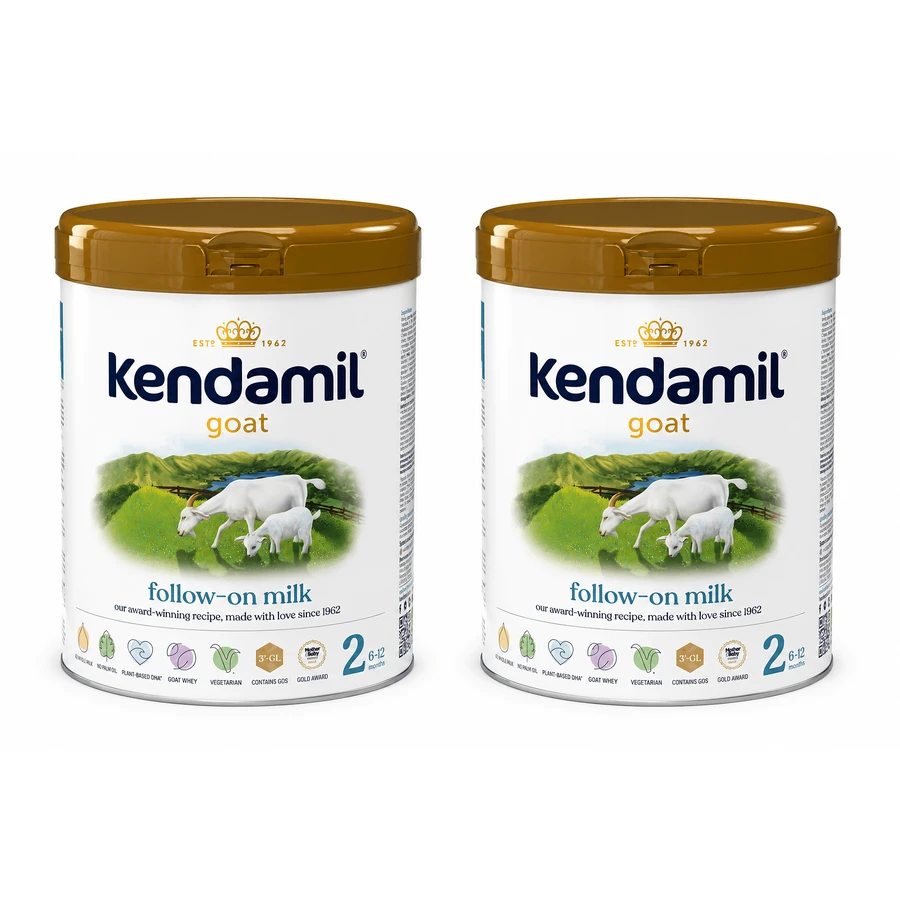 Kendamil Goat 2 Folgemilch mit Ziegenmilch, zur Verwendung ab dem 6. Lebensmonat, 2 x 800 g, Kendal Nutricare