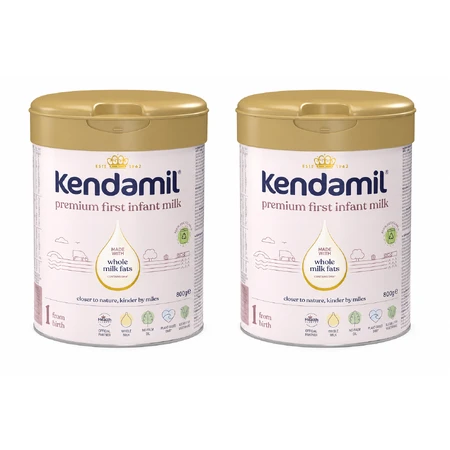 Kendamil Premium 1 DHA+, Säuglingsmilch, ab Geburt, 2x800 g