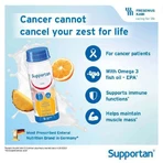 Supportan Nutritional Drink with Tropical Fruit Flavor, 12 x 200 ml, Fresenius Kabi