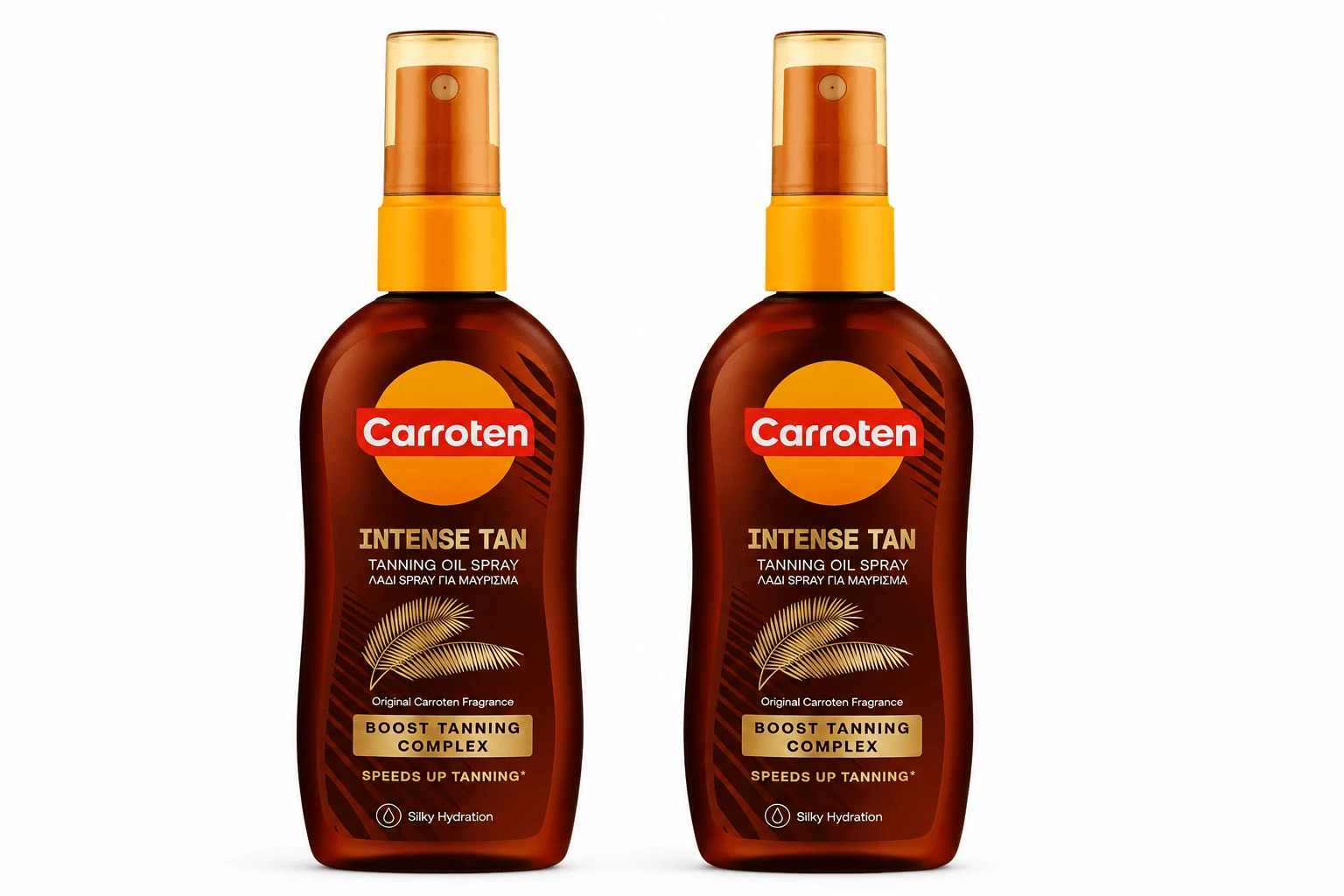 Carroten Intensief Bruin Lichaamsbruiningsolie Spray 2x70ml