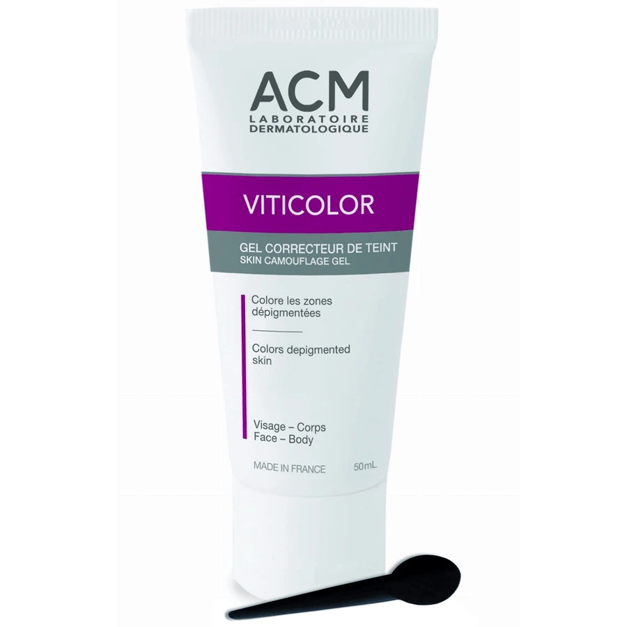 ACM Viticolor, coloring gel for skin with depigmentation spots, 2x50 ml