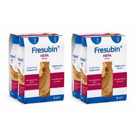 Fresubin Hepa Drink, preparado nutricional, sabor capuchino, 8x200 ml