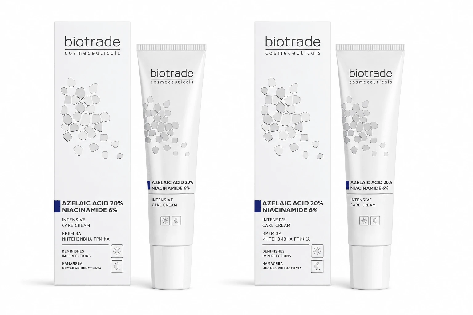 Biotrade azelaïnezuur crème 20% + niacinamide 6%, 2x30 ml
