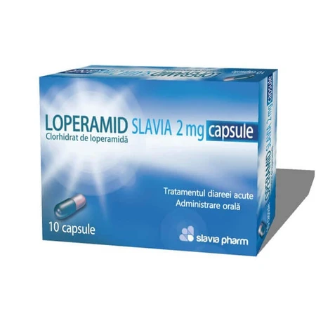 Loperamida 2 mg, 10x10 cápsulas, Slavia Pharm