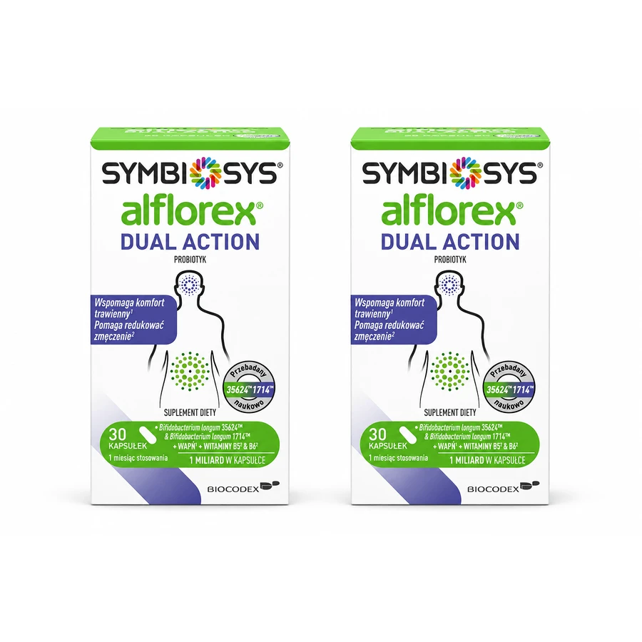 Symbiosys Alflorex Dual Action, 2x30 gélules