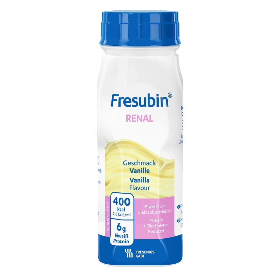 Fresubin Renal, bevanda nutrizionale al gusto di vaniglia, 16x200 ml, Fresenius Kabi