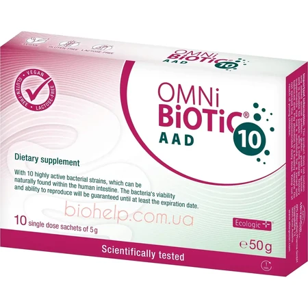 Omni Biotic 10 aad, 3 x 30 zakjes van 5 g