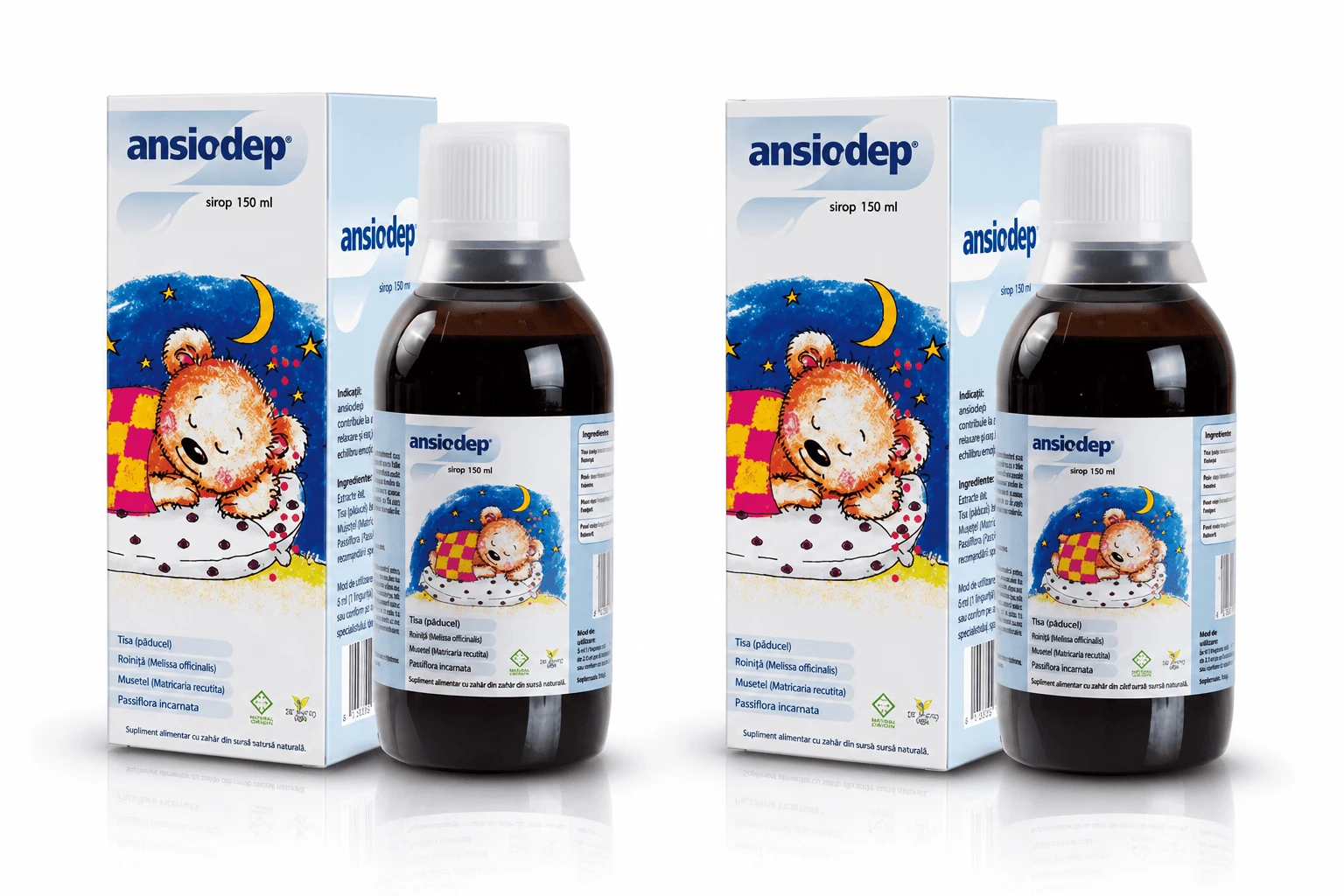 Ansiodep kindersiroop, 2x150 ml, Dr. Phyto