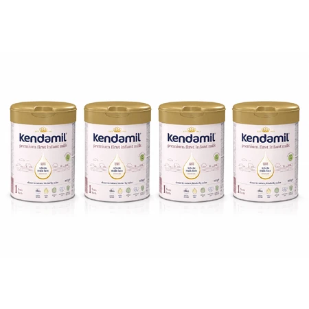 Kendamil Premium 1 DHA+, Säuglingsmilch, ab Geburt, 4x800 g