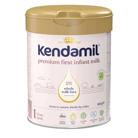 Kendamil Premium 1 DHA+, Säuglingsmilch, ab Geburt, 4x800 g