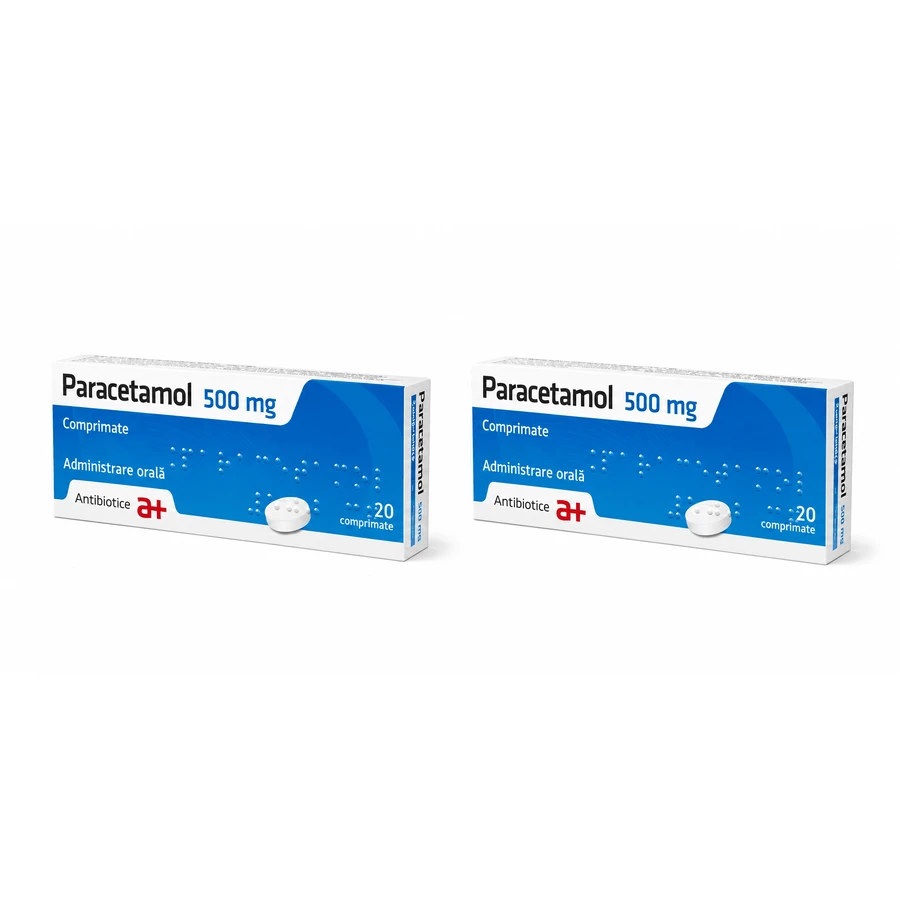 Paracetamol 500 mg 5x20 Tabletten, Antibiotice SA