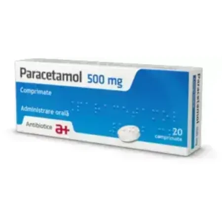 Paracetamol 500 mg 5x20 Tabletten, Antibiotice SA