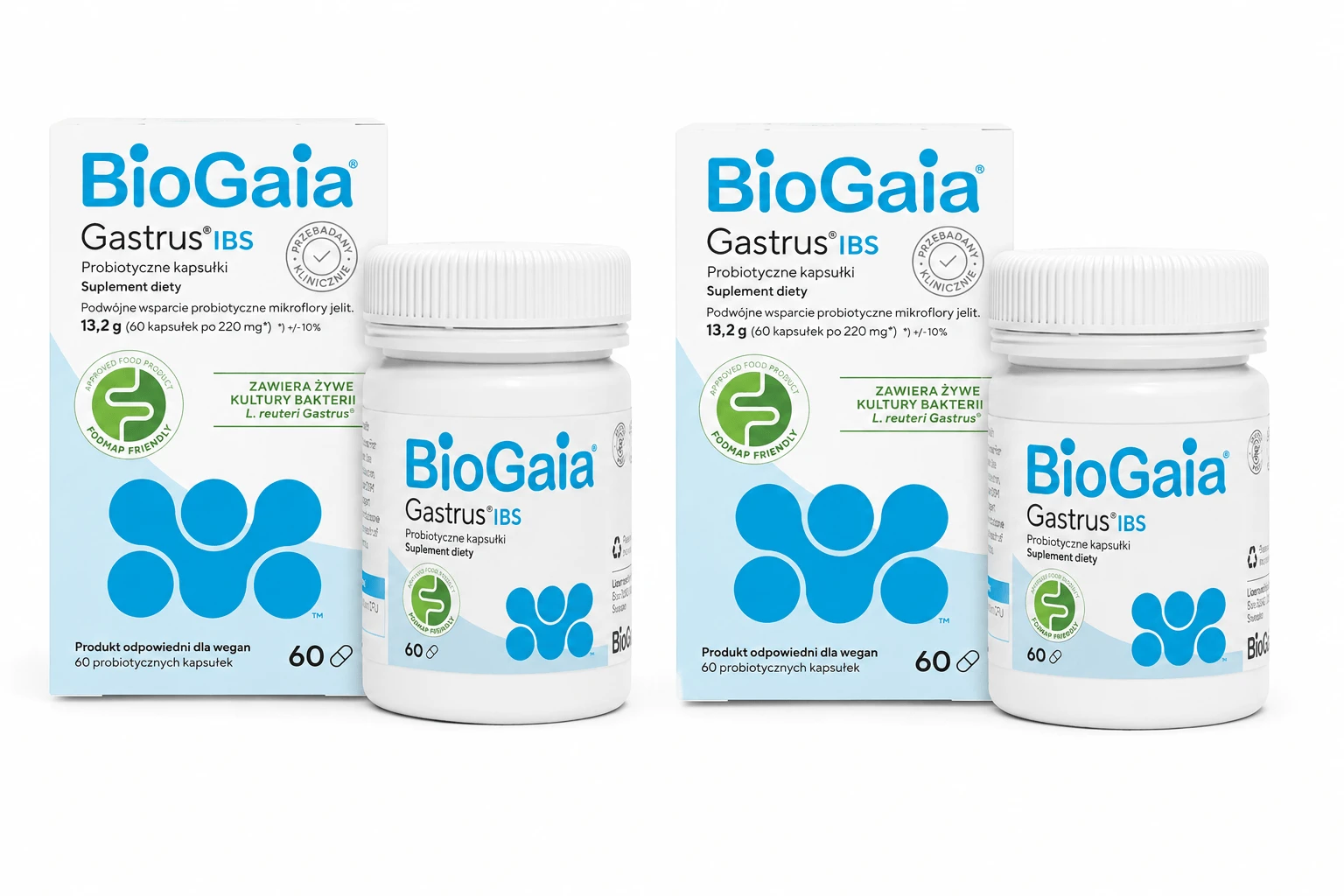 BioGaia Gastrus IBS, 2x60 capsules