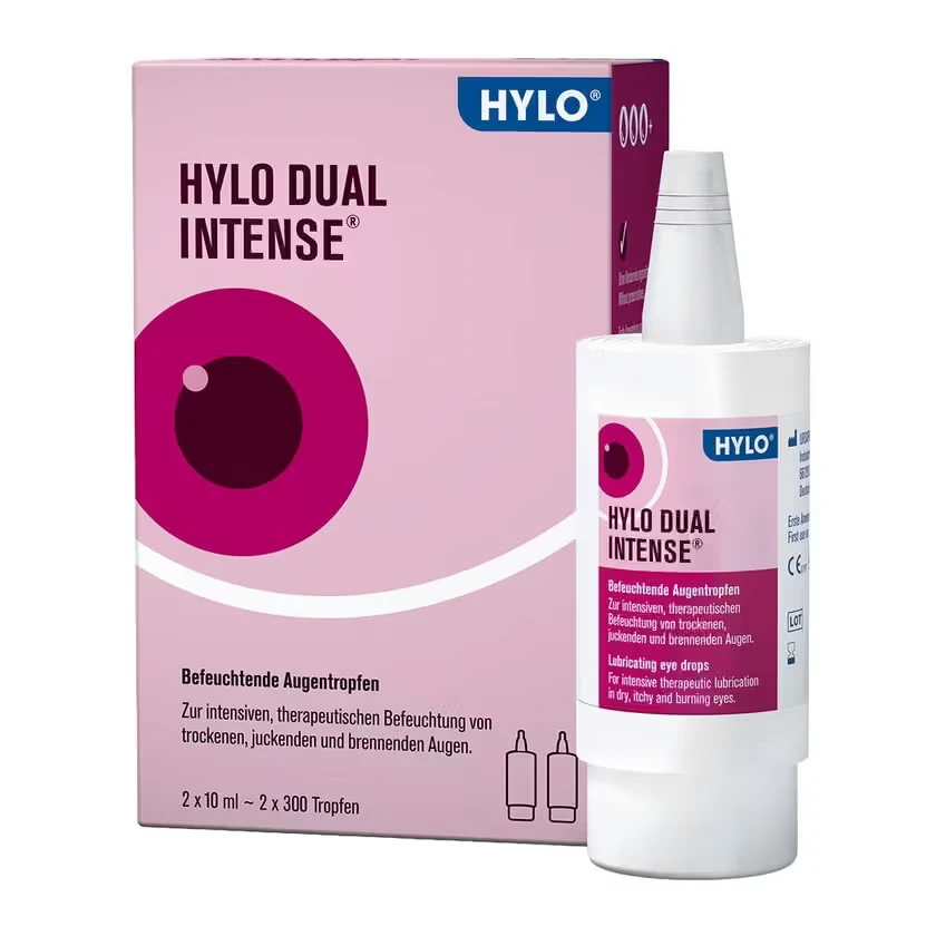 HYLO DUAL INTENSE oogdruppels, 2 x 10 ml