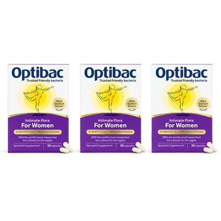 Optibac probiotic for vaginal flora, 3x30 capsules, Wren Laboratories