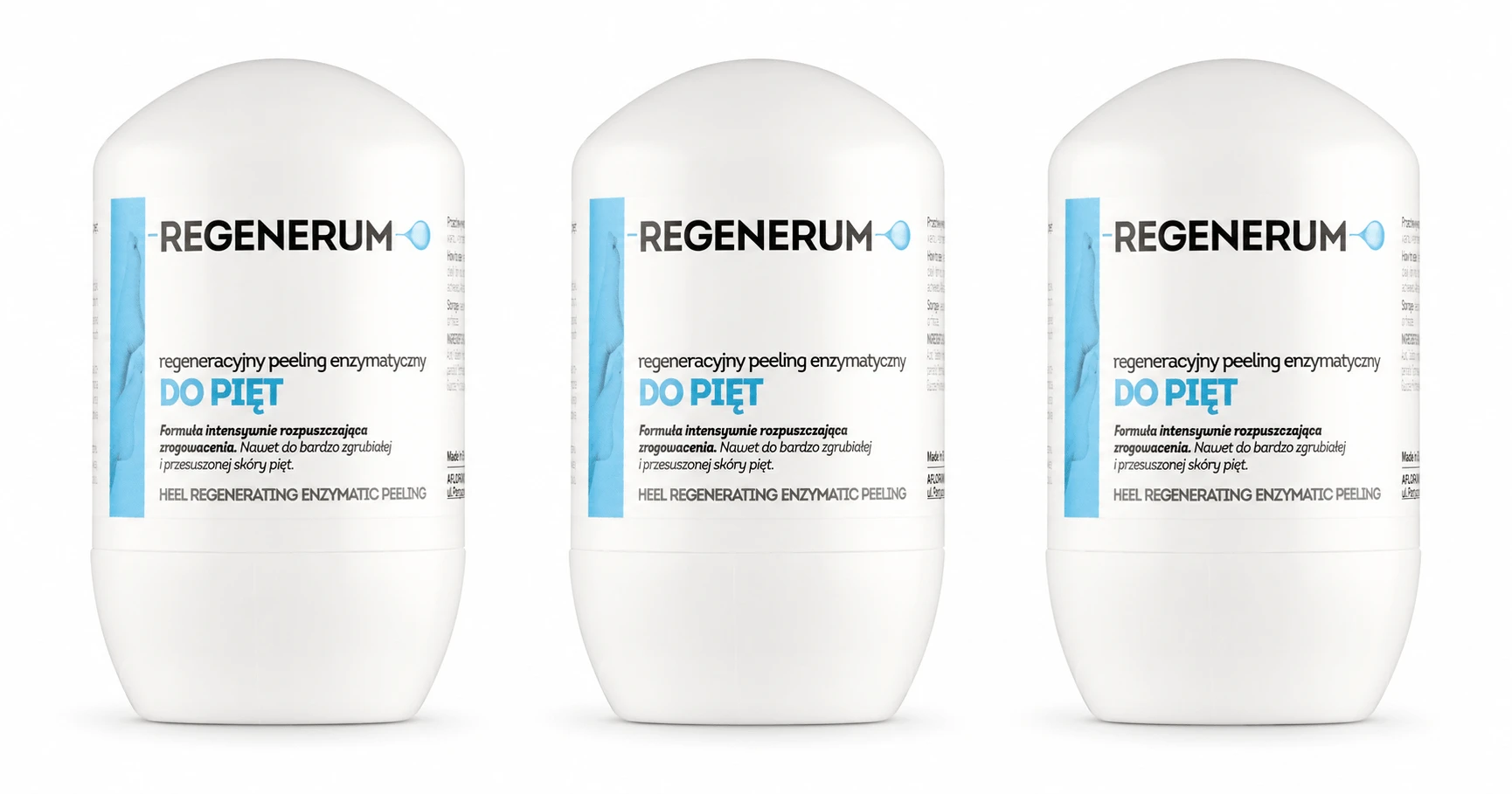 Regenerum Enzymatische hielenpeeling, 3x50 ml