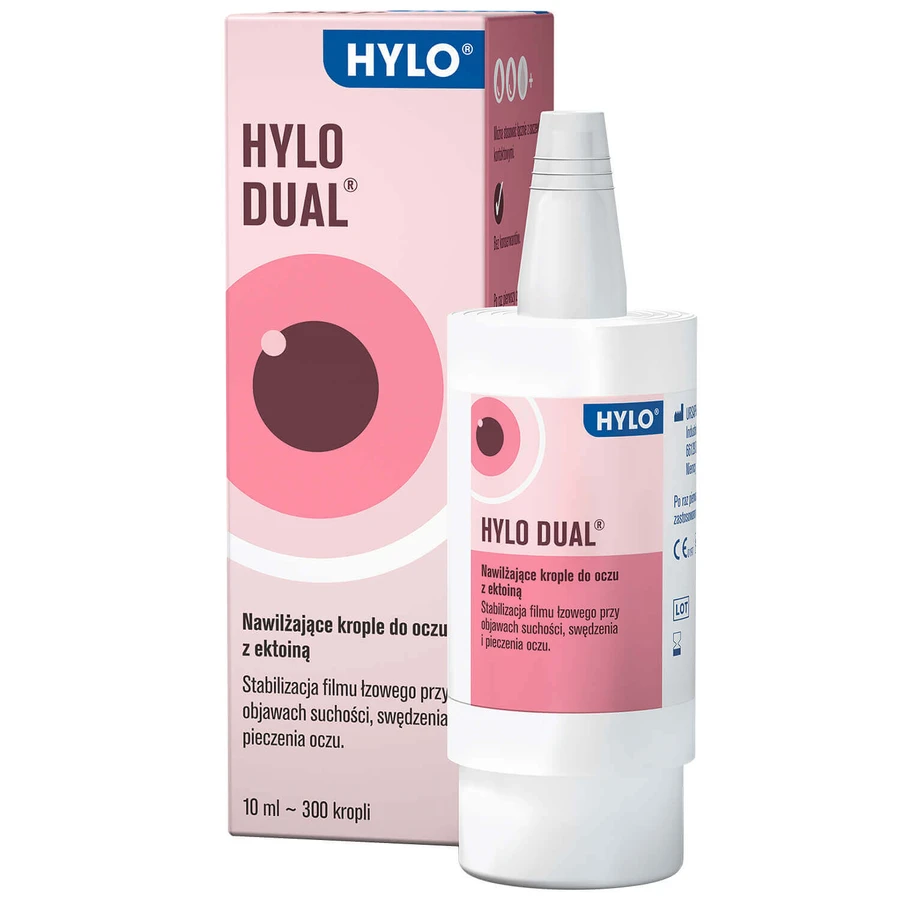 Hylo Dual Ectoine Hydrating Eye Drops Preservative Free 4x10 ml