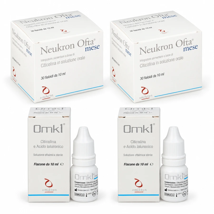 Zestaw Neukron Ofta® Mese, 60 fiolek + OMK1 20 ml, Omikron: ceny i cechy