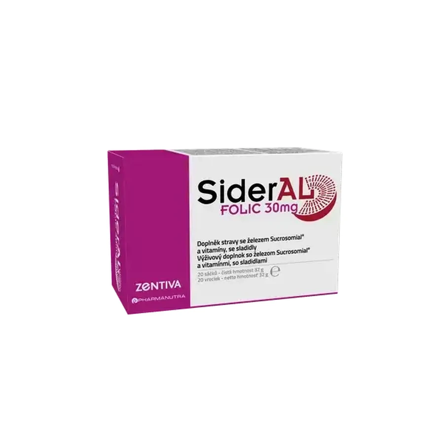 Set SiderAL Forte, 60 capsule + SiderAL Folic 60 bustine, Zentiva