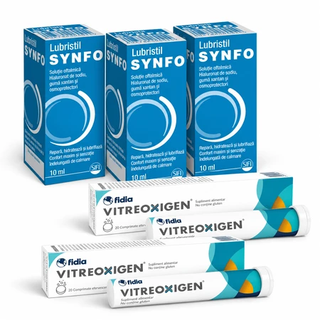 Lubristil Synfo, 30 ml + Vitreoxigen, 40 compresse