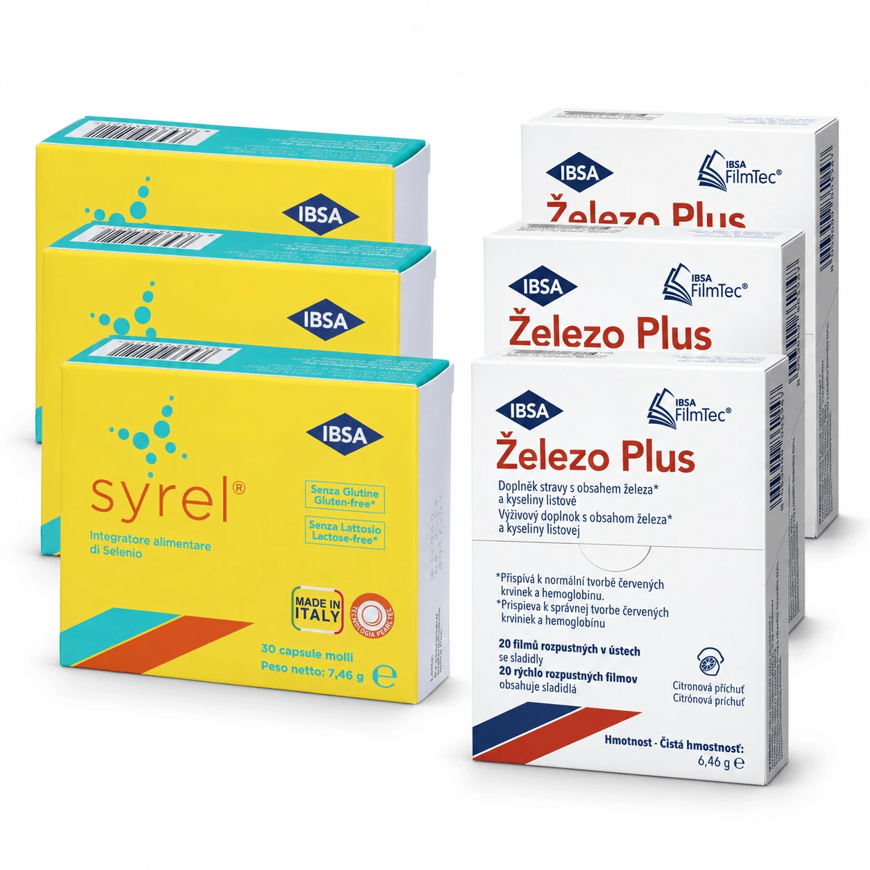 SYREL 90 capsules + Iron Plus 60 capsules, IBSA