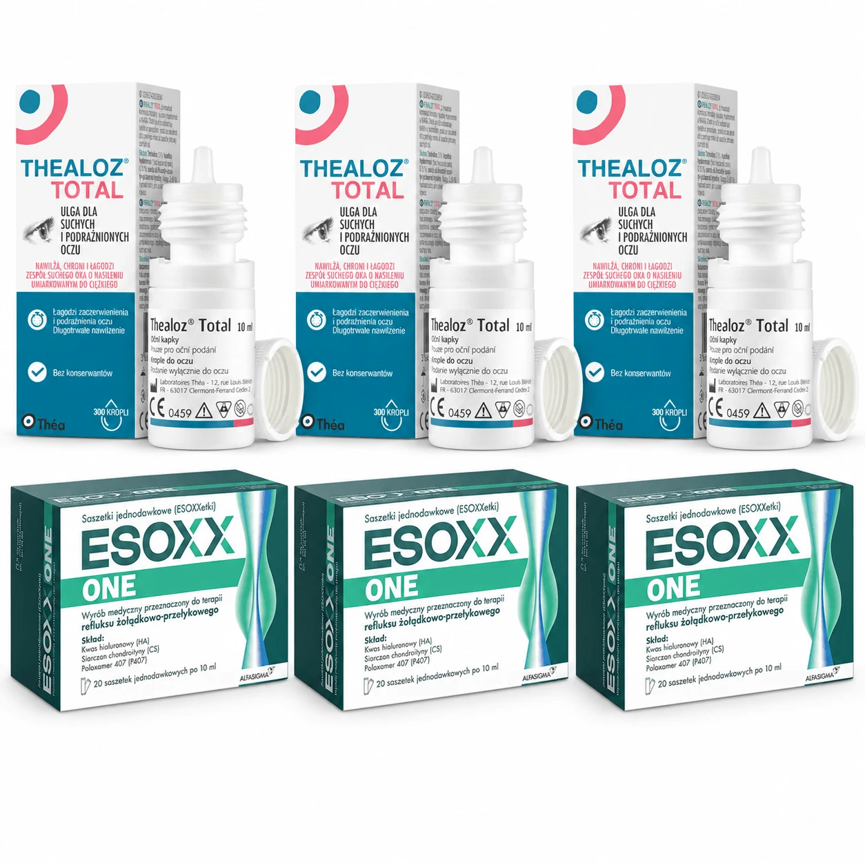 Thealoz Total, 30 ml + Esoxx One, 60 zakjes