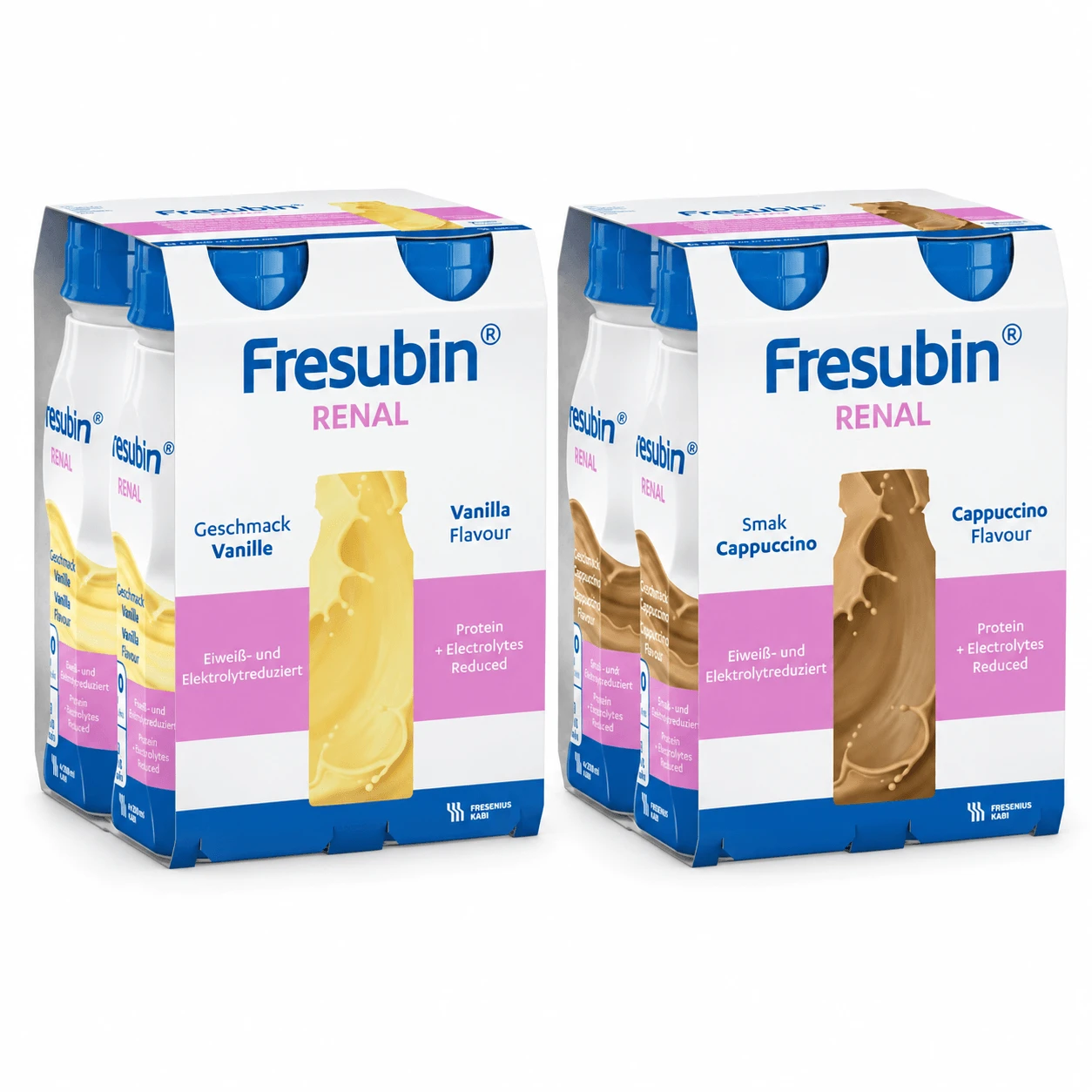 Fresubin Renal Vanille + Cappuccino 8 x 200 ml