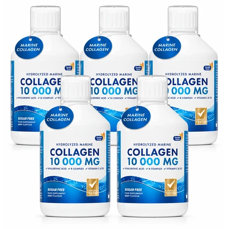 Colagen Marin Hidrolizat 10000mg, 5x500 ml, Swedish Nutra