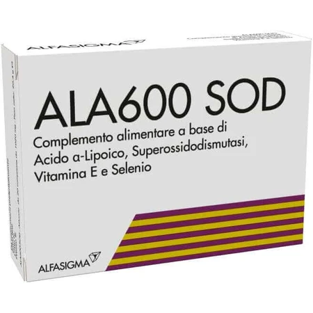 Ala600 SOD, 5x20 tabletek, Alfasigma: ceny i cechy