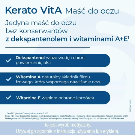Kerato VitA, oogzalf, 8x5 g