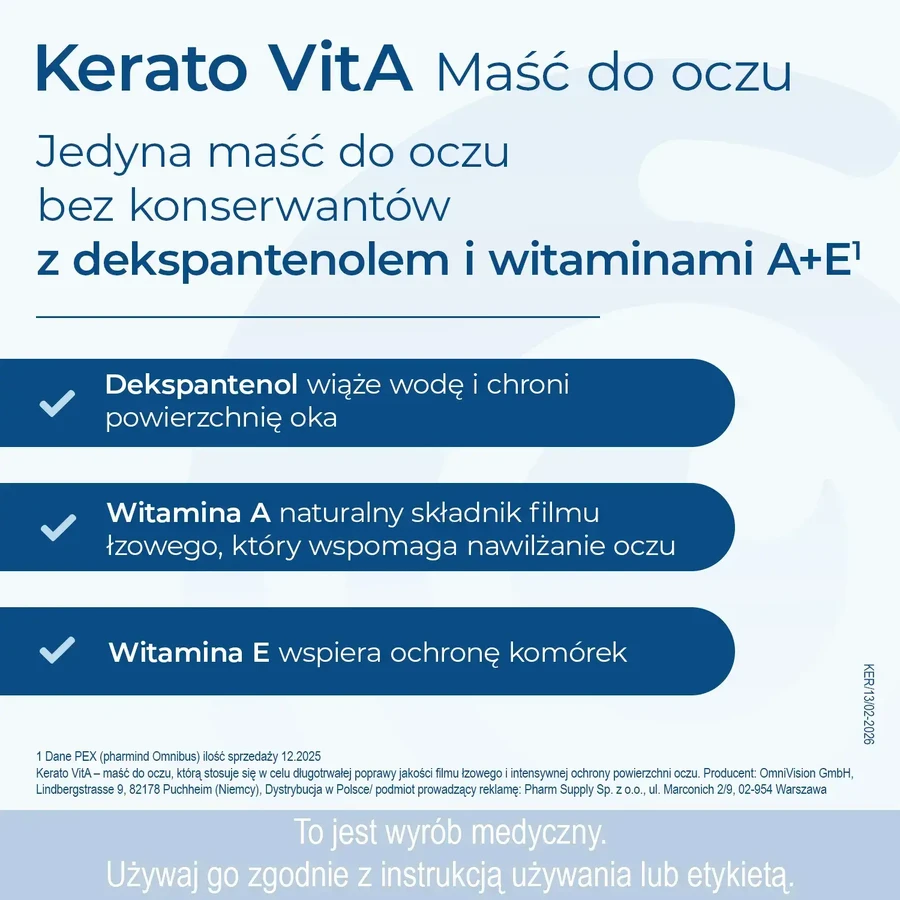 Kerato VitA, oogzalf, 8x5 g