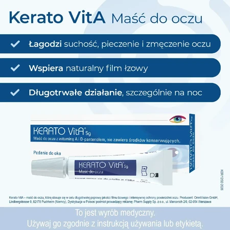 Kerato VitA, oogzalf, 8x5 g