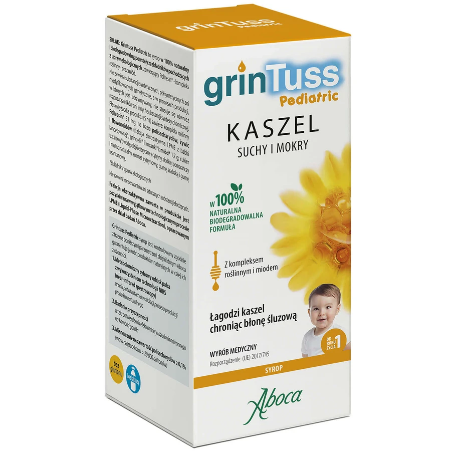 GrinTuss Adult Syrup, 560 g + GrinTuss Pediatric (1+ years), 560 g