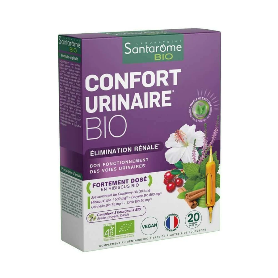 Santarome Confort Urinaire Bio 2x20 Ampullen Bio