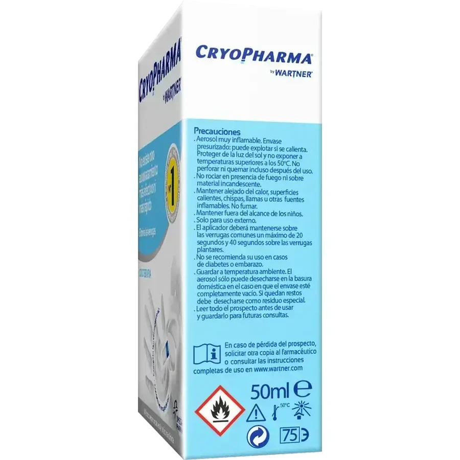 Cryopharma wrattenverwijderingsspray, 3x50 ml, Omega Pharma