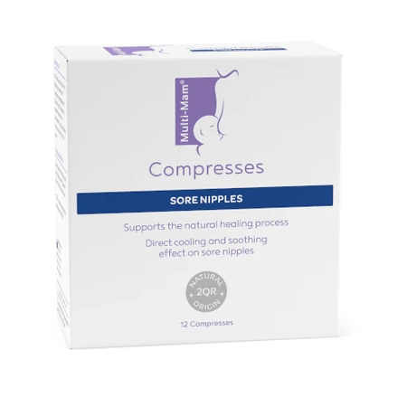 Multi-Mam, compresses pour mamelons pour les mères qui allaitent, 2x12 pièces