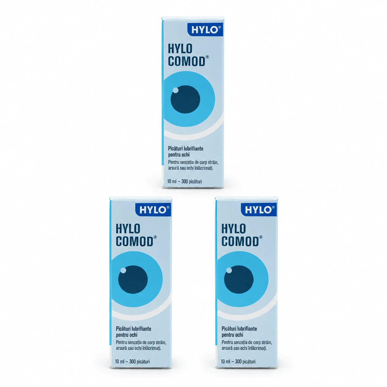 Hylo Eye Care HYLO-COMOD hydraterende oogdruppels 3x10 ml