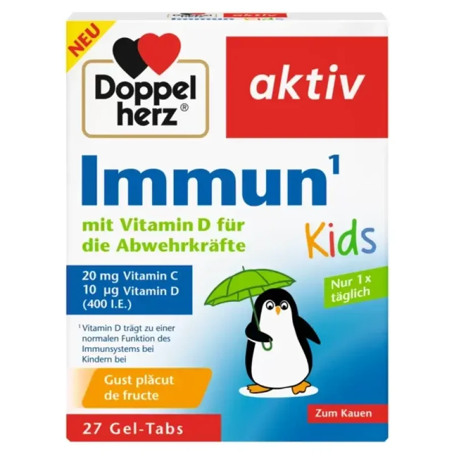 Doppelherz Aktiv Immun Kids, 27 Kautabletten
