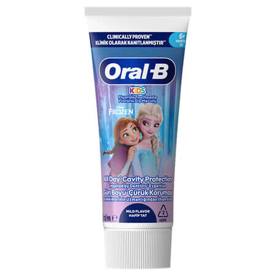 Pasta do zębów dla dzieci „Kraina Lodu”, 60 ml, Oral-B: ceny i cechy