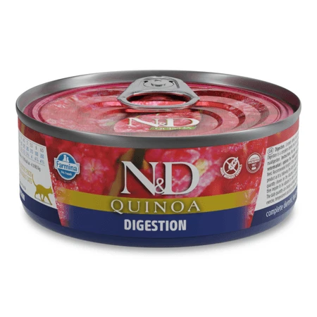 N&D Quinoa Digestion natvoer voor katten, 80 g, Farmina