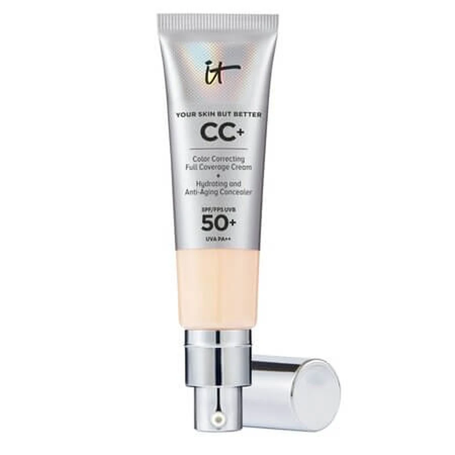 Fair Light CC+ Concealer met volledige dekking en getinte tint, met SPF 50+, 32 ml, It Cosmetics