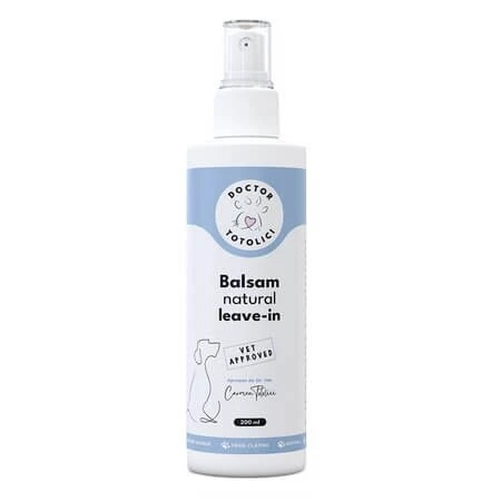 Natuurlijke leave-in conditioner voor honden, 200 ml, Doctor Totolici