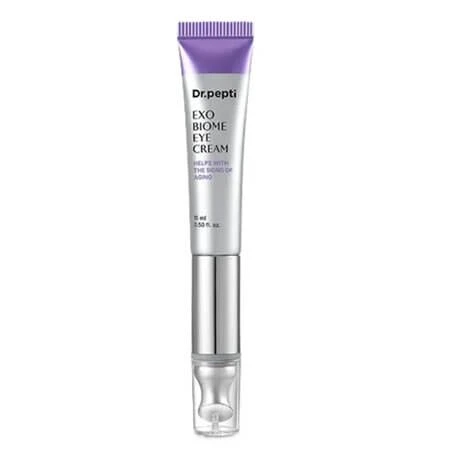 Exo Biome Anti-Aging Oogcrème met exosomen en PDRN, 15 ml, Dr. Pepti